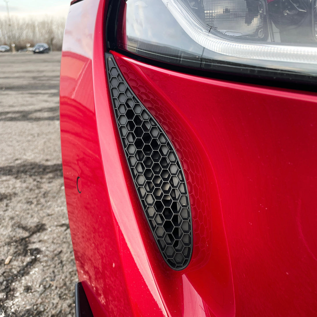 Honeycomb Front Bumper Vents for Toyota GR Supra MK5